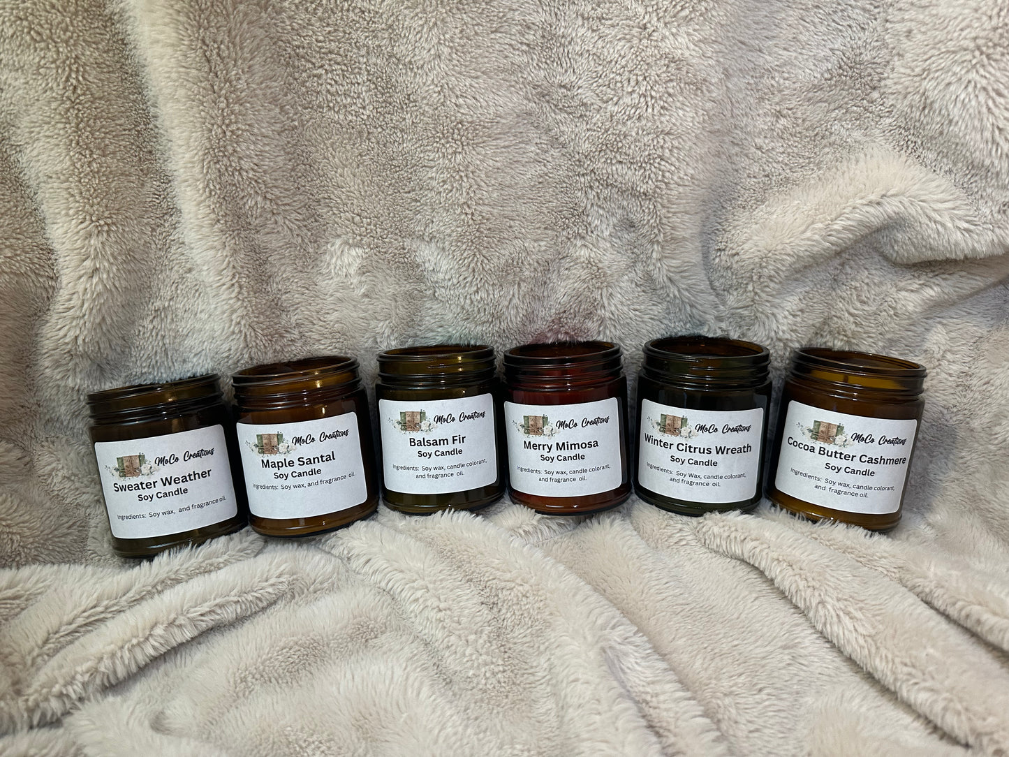 Soy Wax Candles 8 oz jar