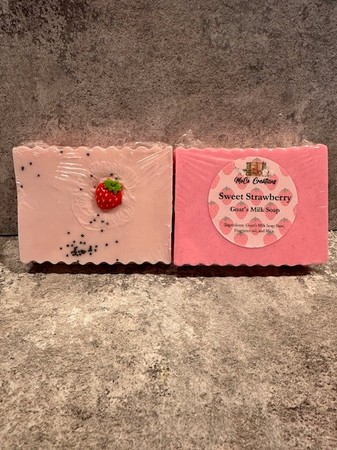Sweet Strawberry Goat's Milk Soap