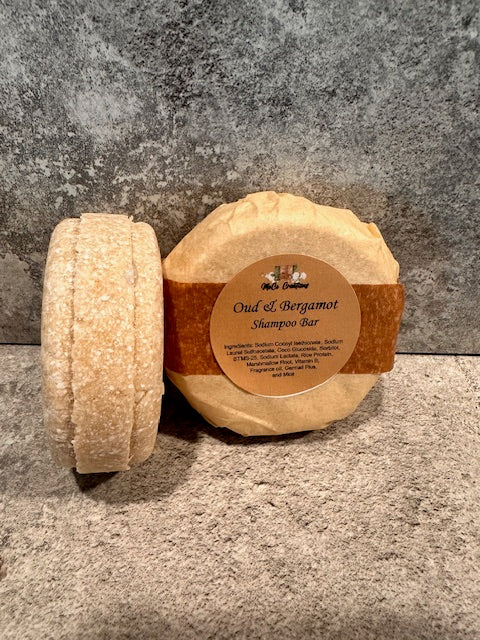 Oud & Bergamot Shampoo and Conditioner Bars