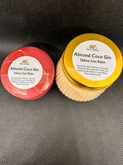 Almond Coco Gin Tallow Sunscreen
