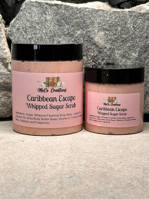 Caribbean Escape Whipped sugar scrub
