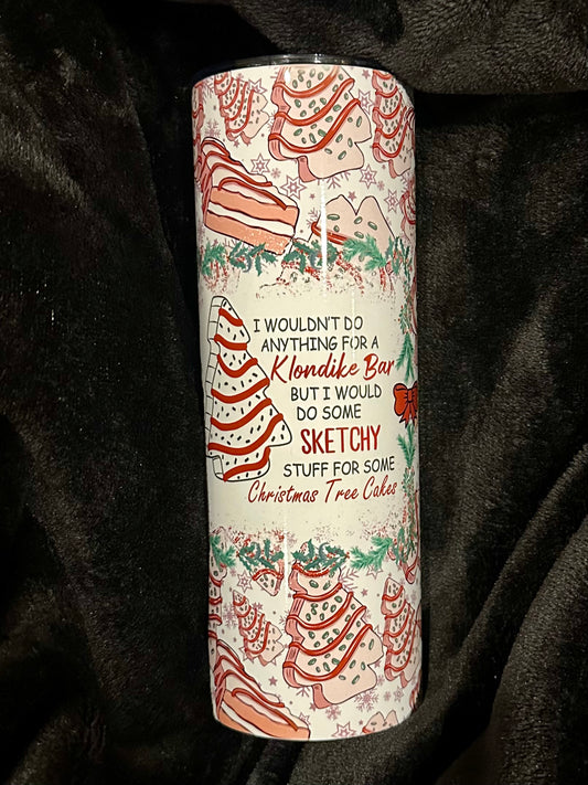 Christmas Cake 20oz Tumbler