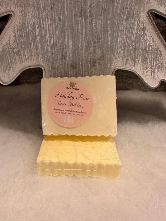 Holiday Pear Goat's Milk Soap