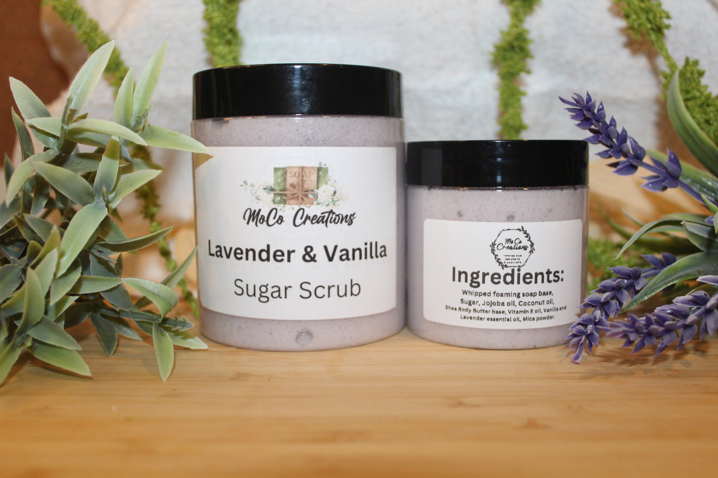 Lavender & Vanilla Whipped Sugar Scrub