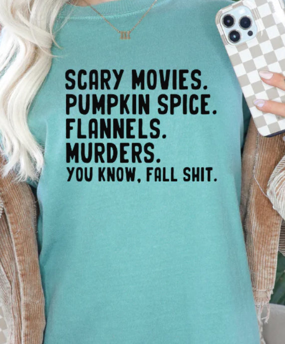 Scary Movies Shirt Transfer