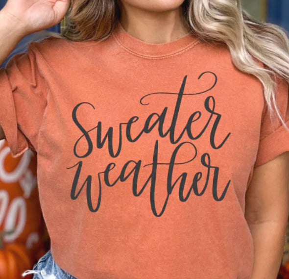 Sweater Weather shirt Transfer