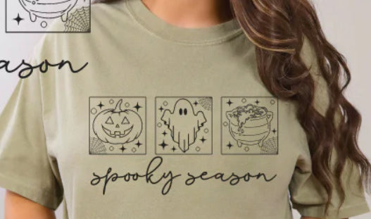 Spooky Season shirt transfer