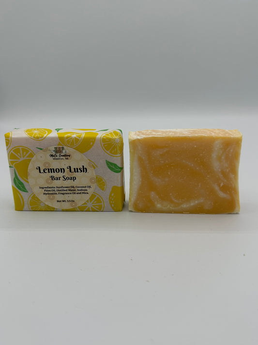 Lemon Lush Cold Process soap Bar