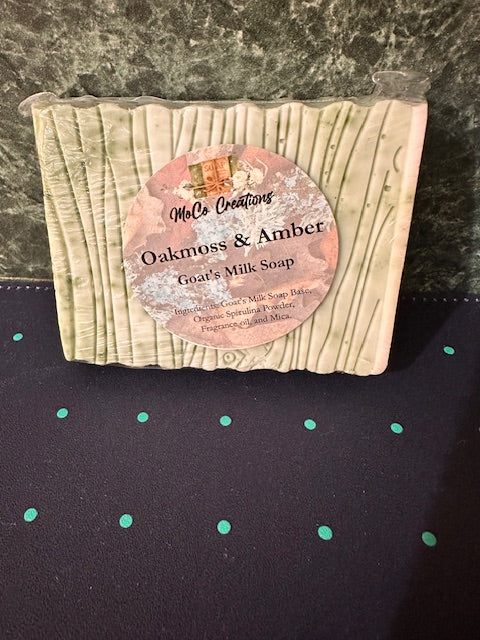 Oakmoss & Amber Goat's Milk Soap