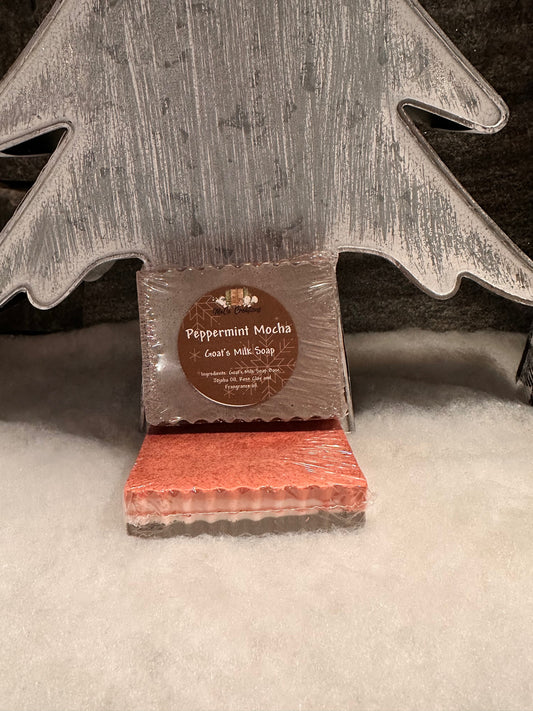 Peppermint Mocha Goat's Milk Soap
