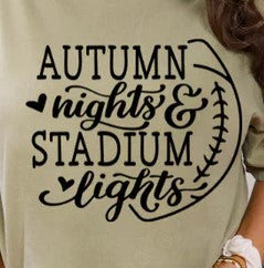 Autumn nights Stadium Lights Shirt Transfer