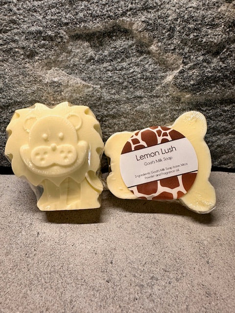 Lemon Lush Animal Goat's Milk Soap Bars