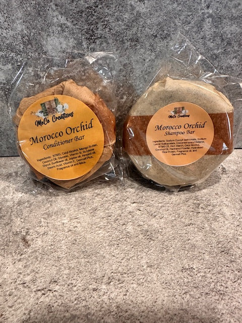 Morocco Orchid Shampoo and Conditioner Bar