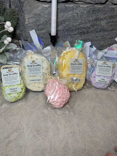 Goat's Milk Soap Scrubbies
