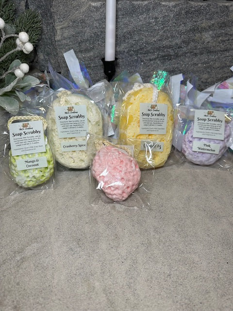 Goat's Milk Soap Scrubbies