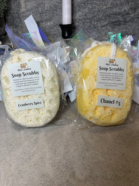 Goat's Milk Soap Scrubbies
