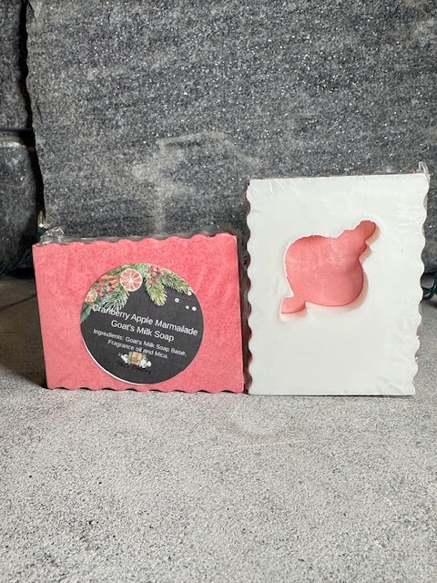 Cranberry Apple Marmalade Goat's Milk Soap
