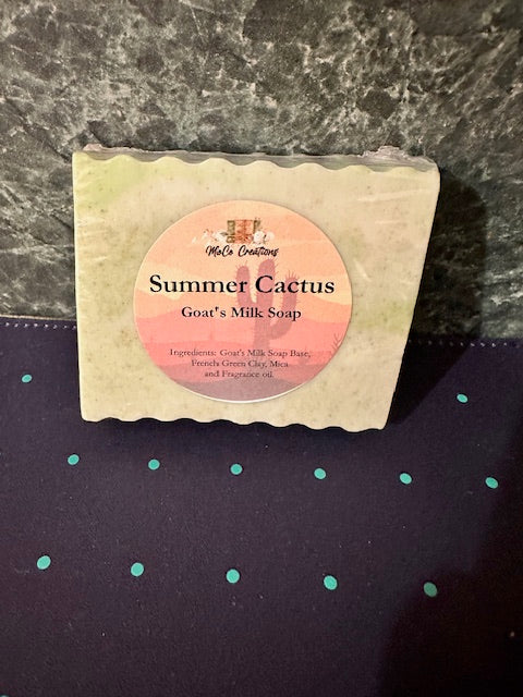 Summer Cactus Goat's Milk Soap