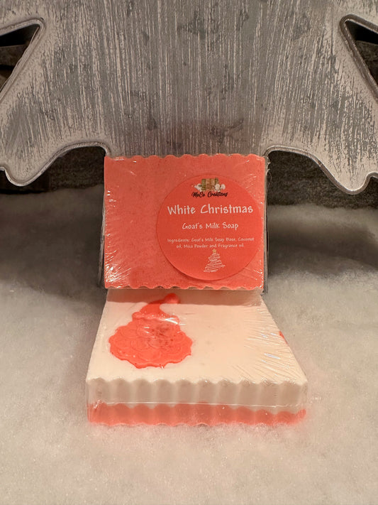 White Christmas Goat's Milk Soap